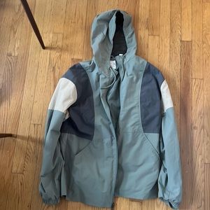 Rain jacket medium green